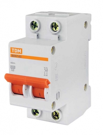 TDM ELECTRIC SQ0218-0015 Авт. выкл.ВА47-63 2Р 50А 4,5кА х-ка С TDM